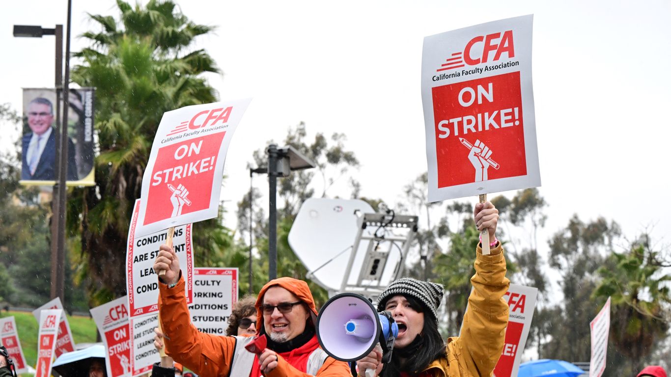 Cal State faculty strikes launched across California