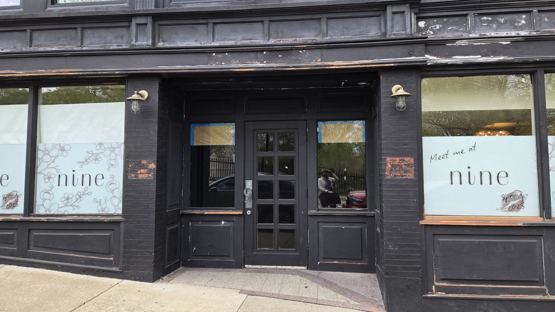 a restaurant under renovation