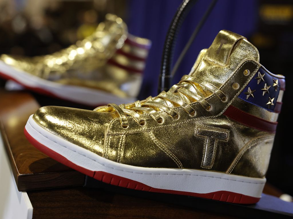 Trump s high top sneakers sell out hours after launch