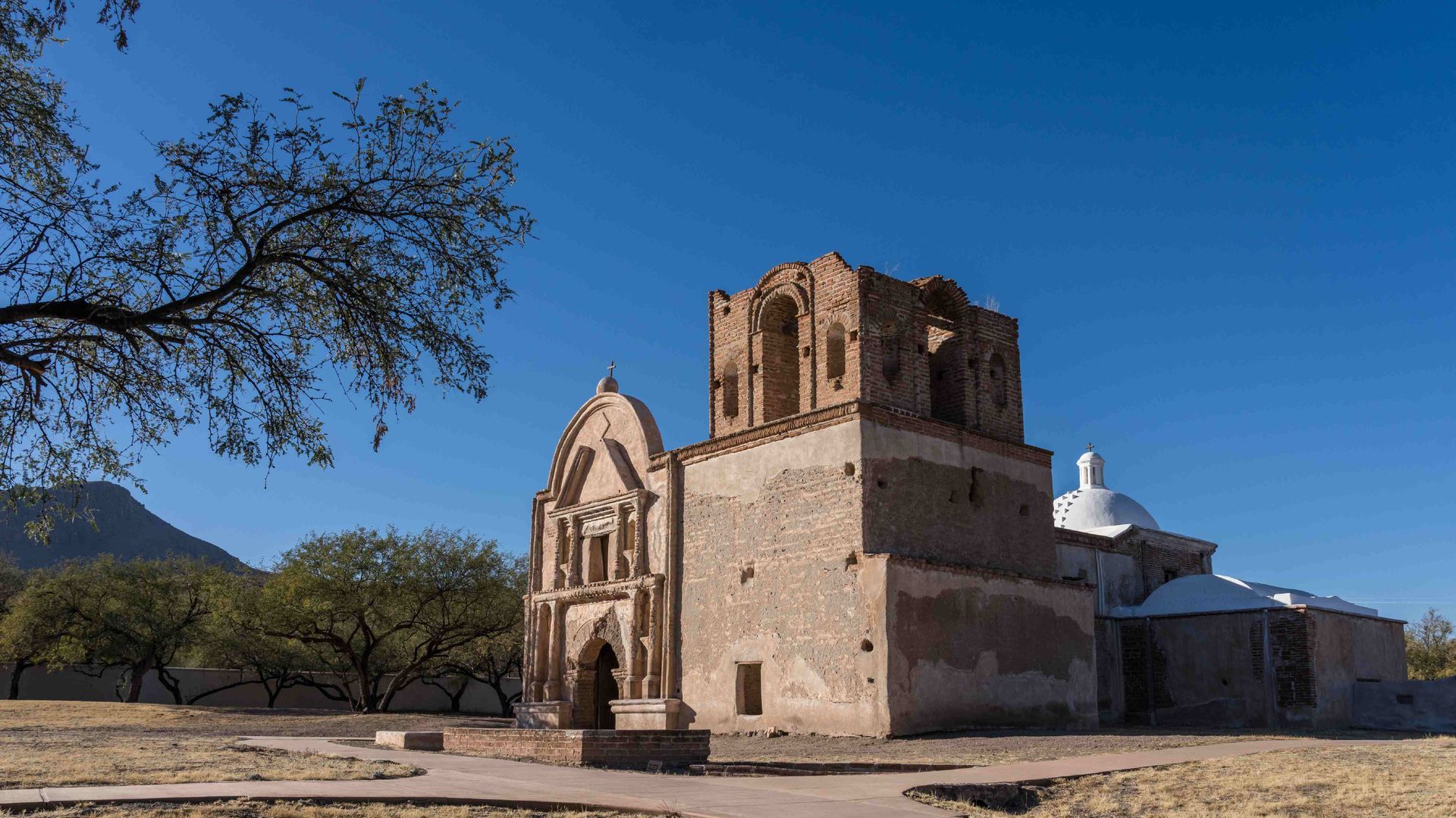 The church of the Mission San Jose de Tumacacori. Tumacacori National Historical Park.
