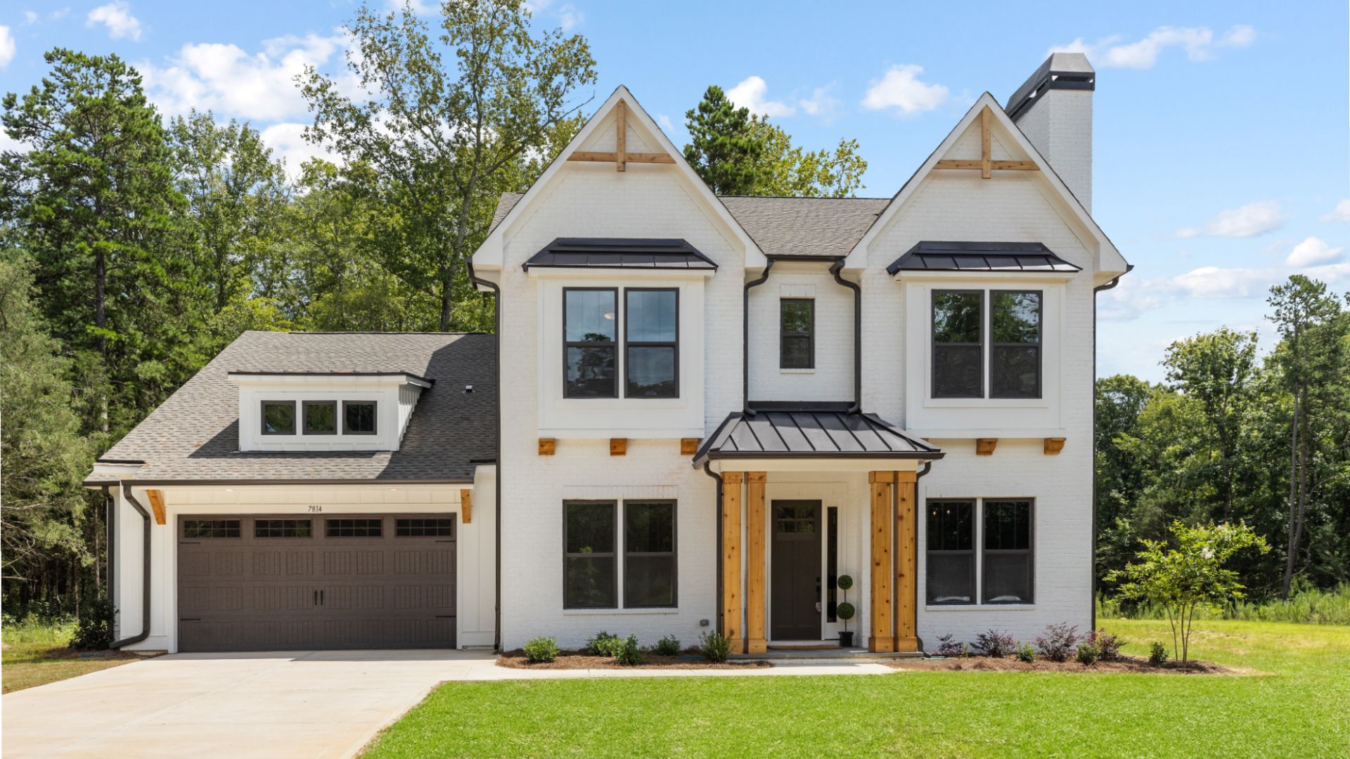 The exterior of a house.