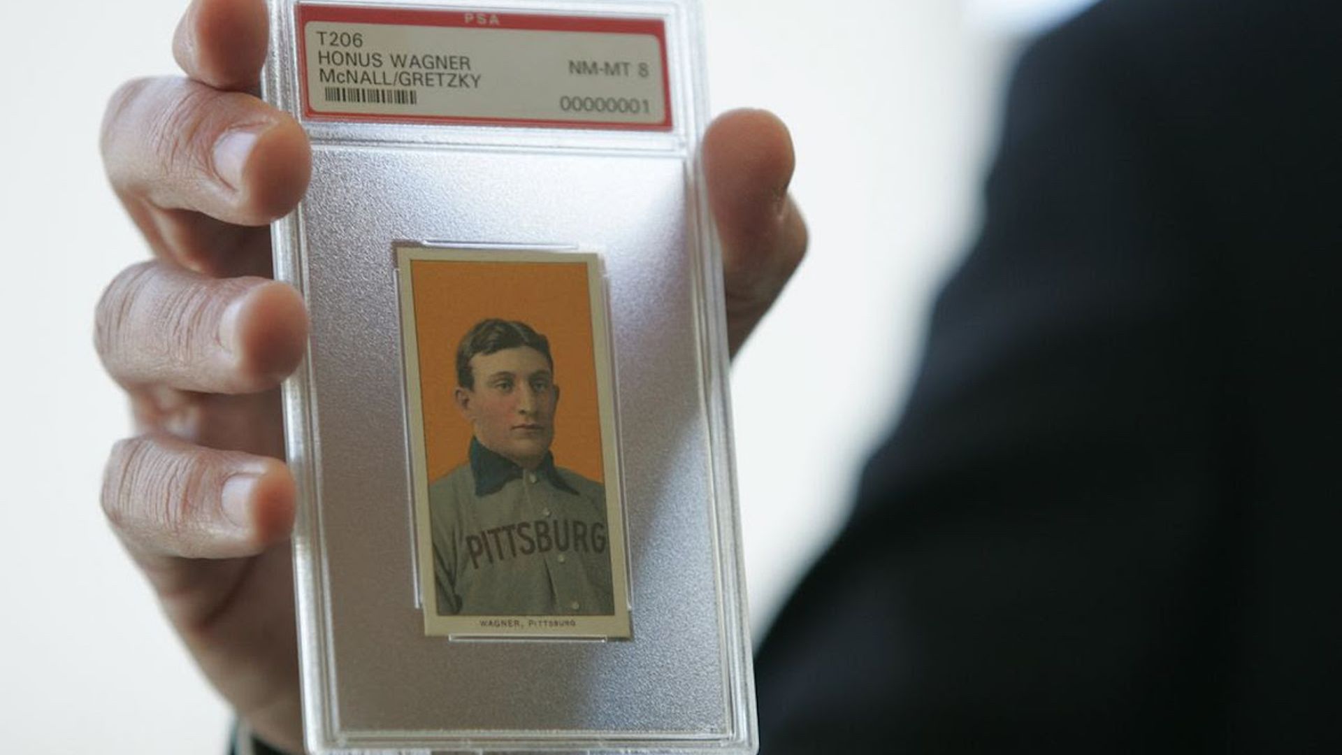 The Honus Wagner 1909 T206 — the world's most valuable card