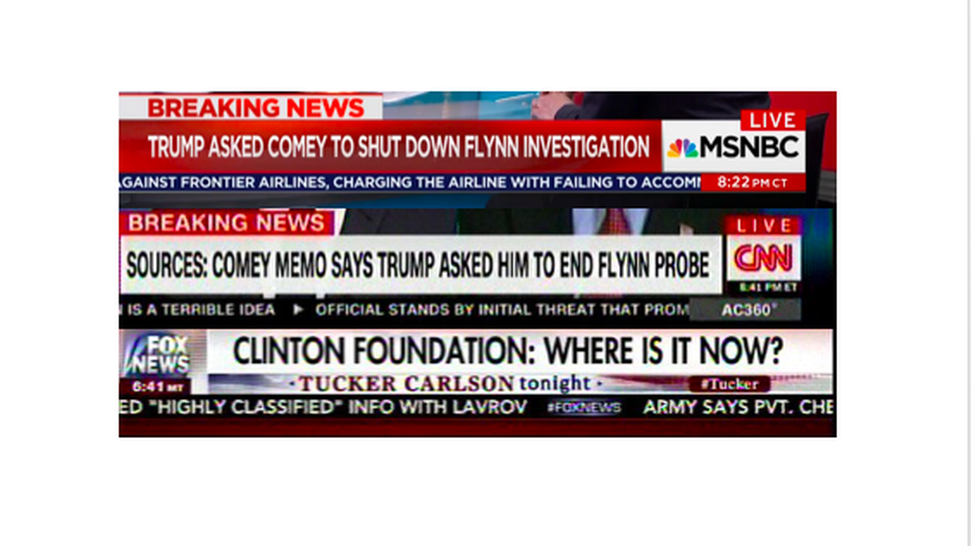What Fox covered instead of the Comey memo
