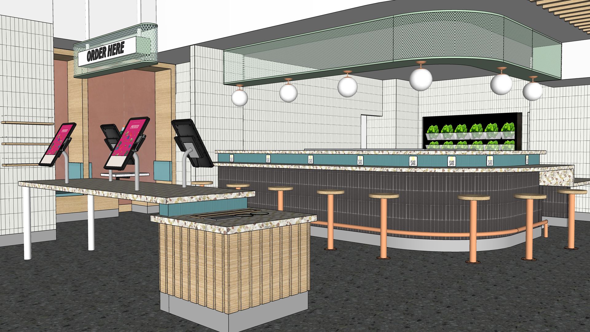 A rendering of a new Chopt location.