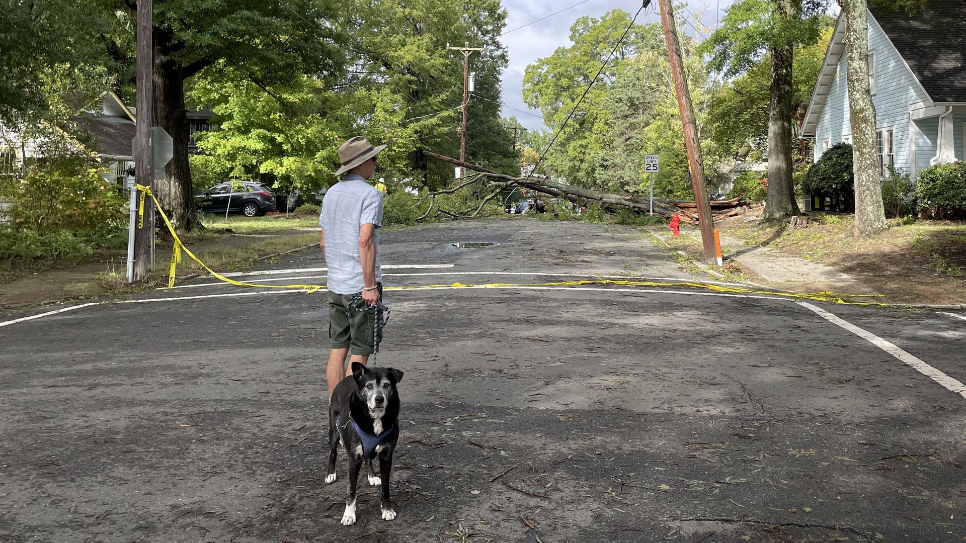 The view from a Durham neighborhood, post Hurricane Ian