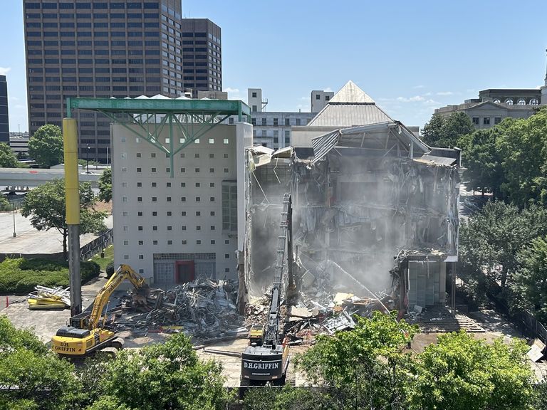 Original Downtown World of Coca-Cola demolished, to become parking lot -  Axios Atlanta