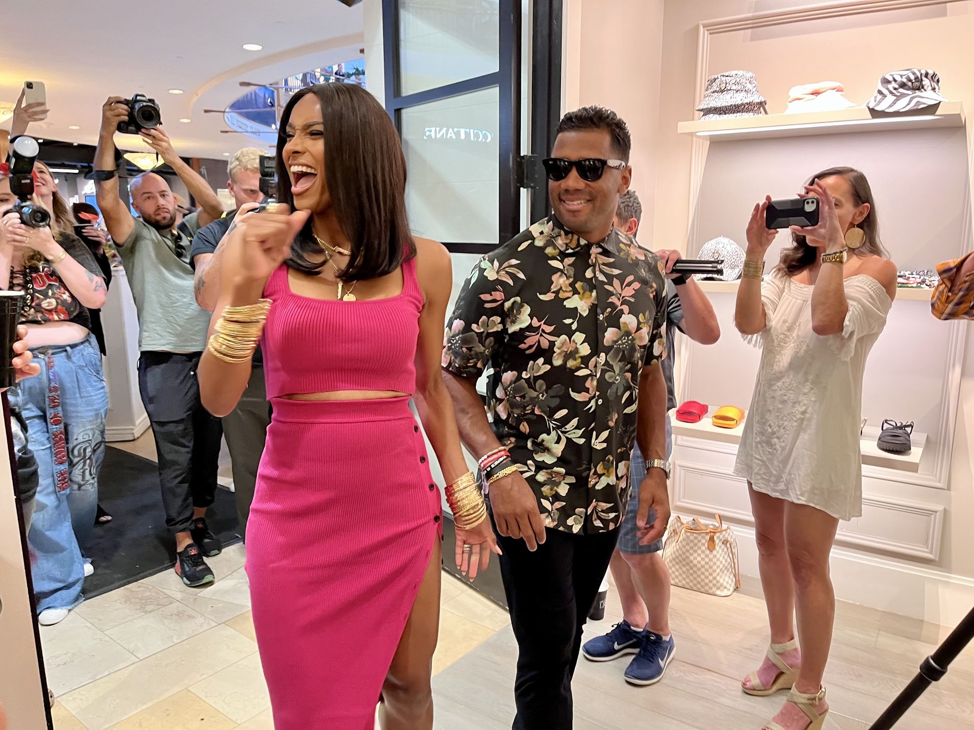 Ciara and Russell Wilson on The House of LR&C's First Store – WWD