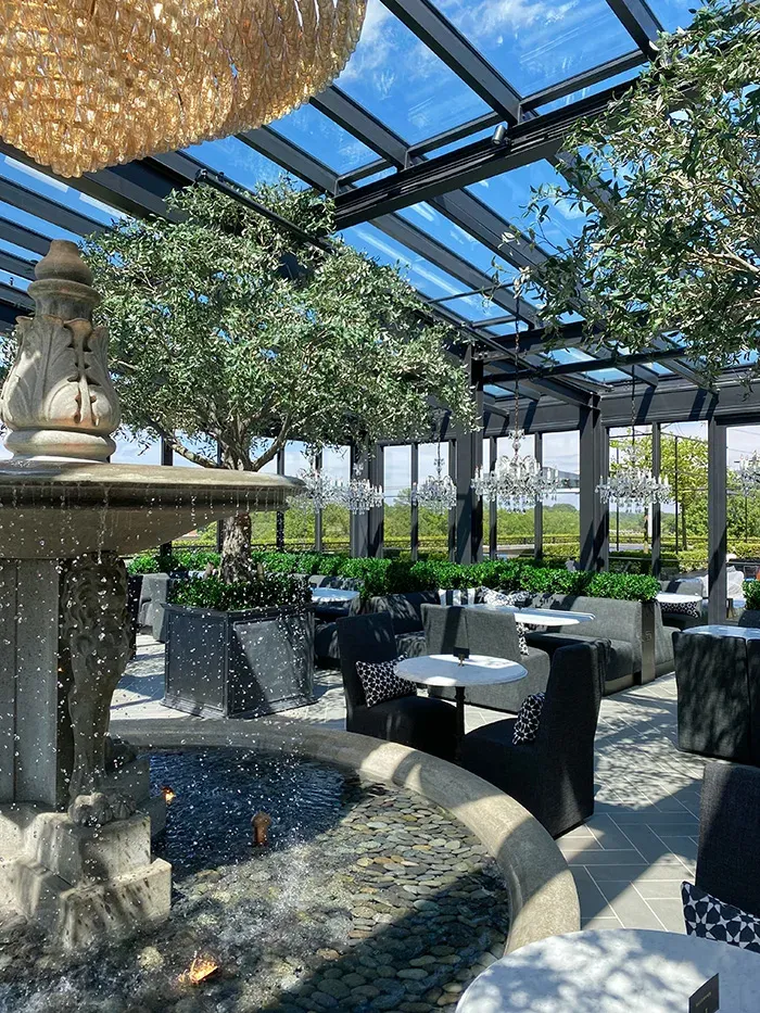 See inside Stunning RH Charlotte with rooftop restaurant and new wine
