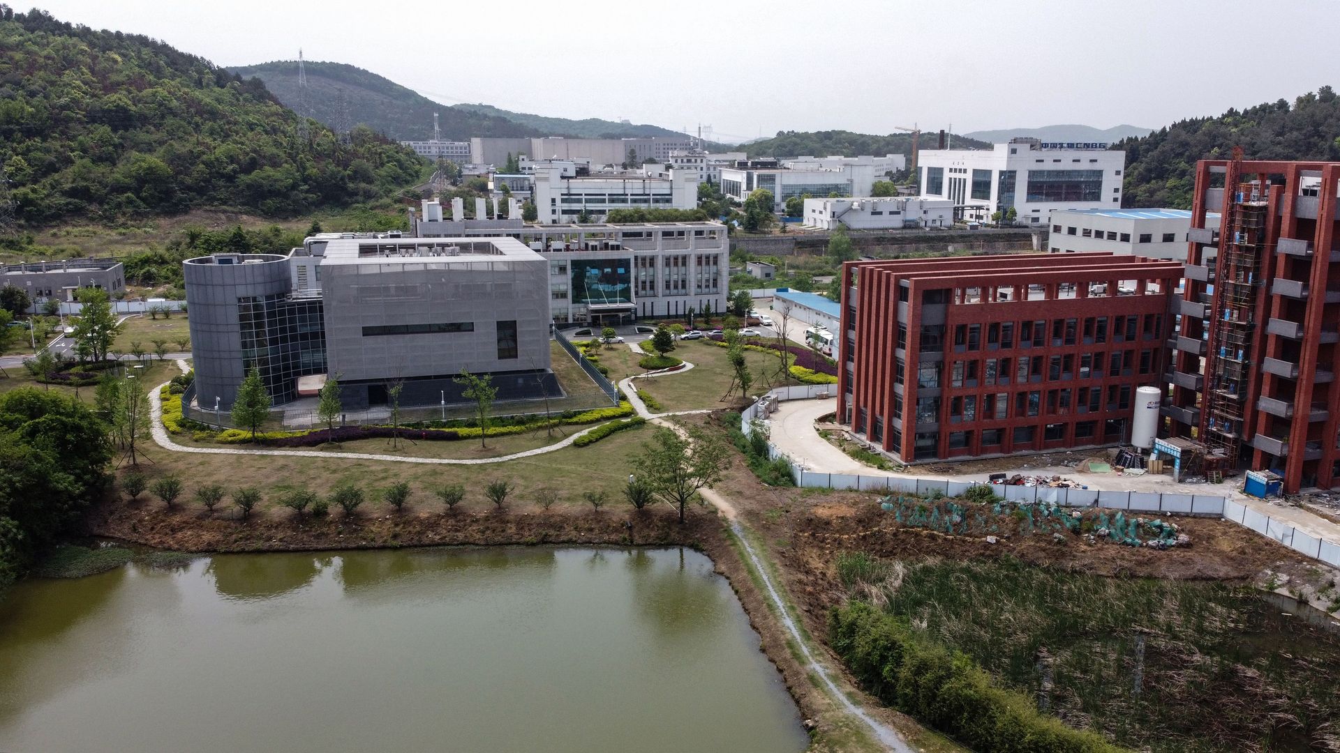  The Wuhan Institute of Virology in China's central Hubei province on April 17. 