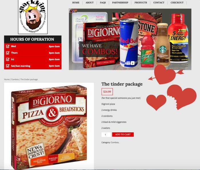 snack king tinder package