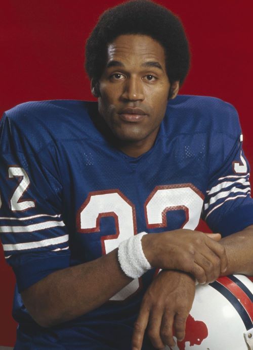 Simpson posing for a portrait in the 1970s. 