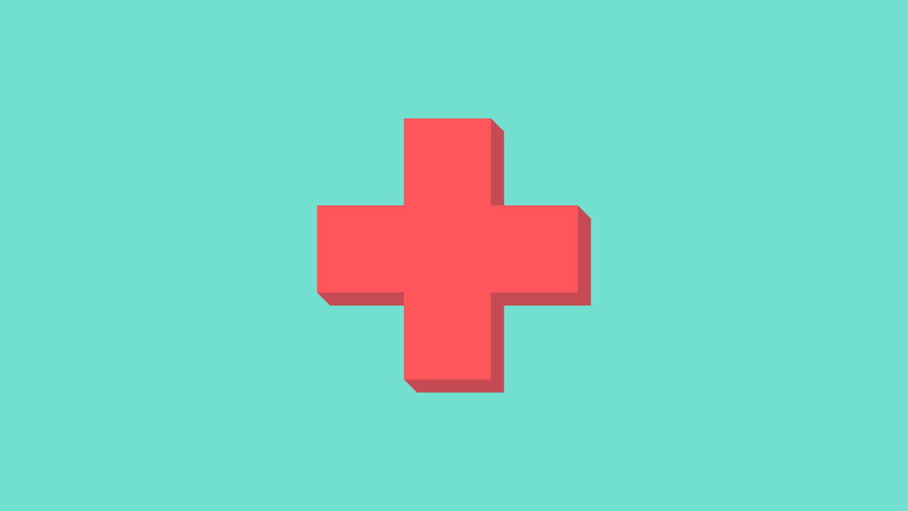 A gif of red crosses multiplying