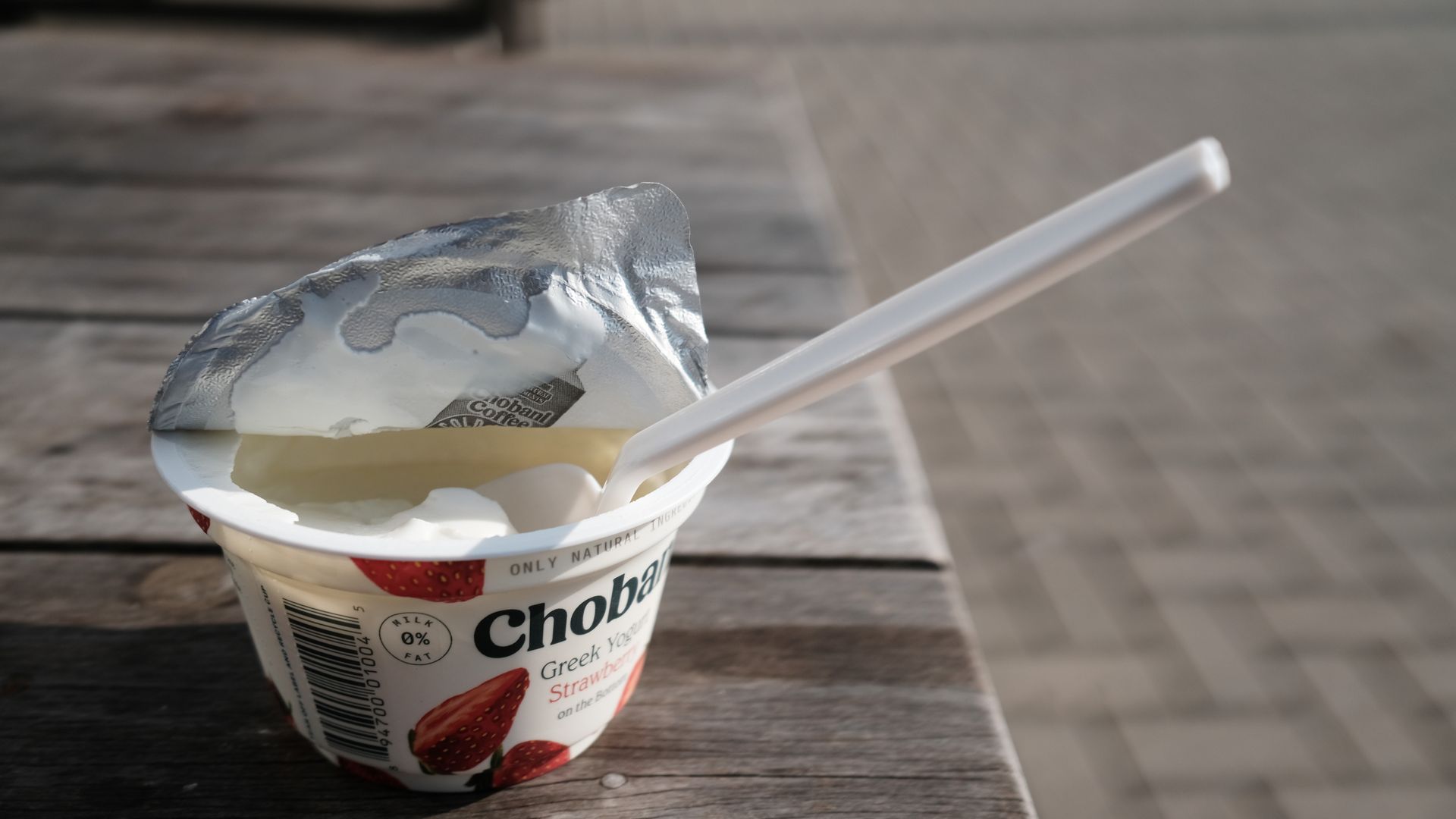 Chobani yogurt cup photo