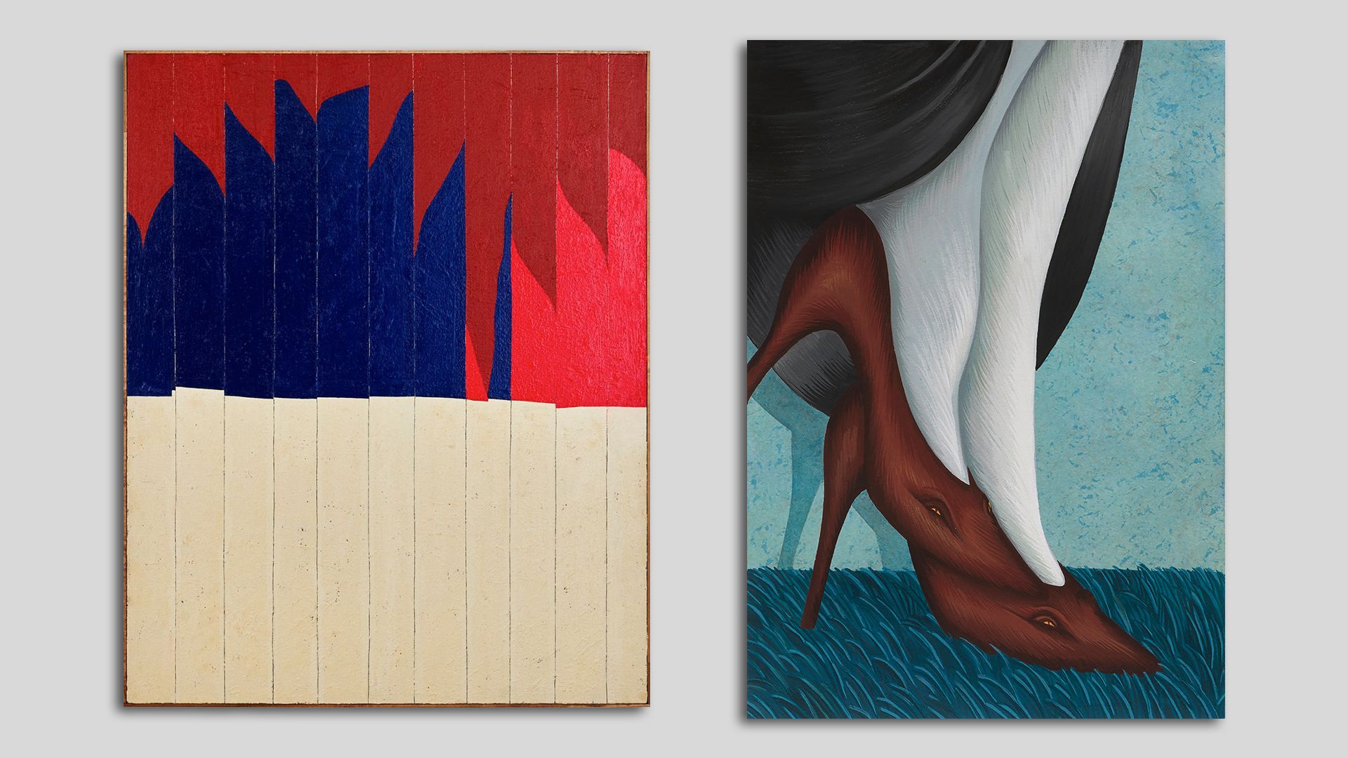 Modern museum paintings. 