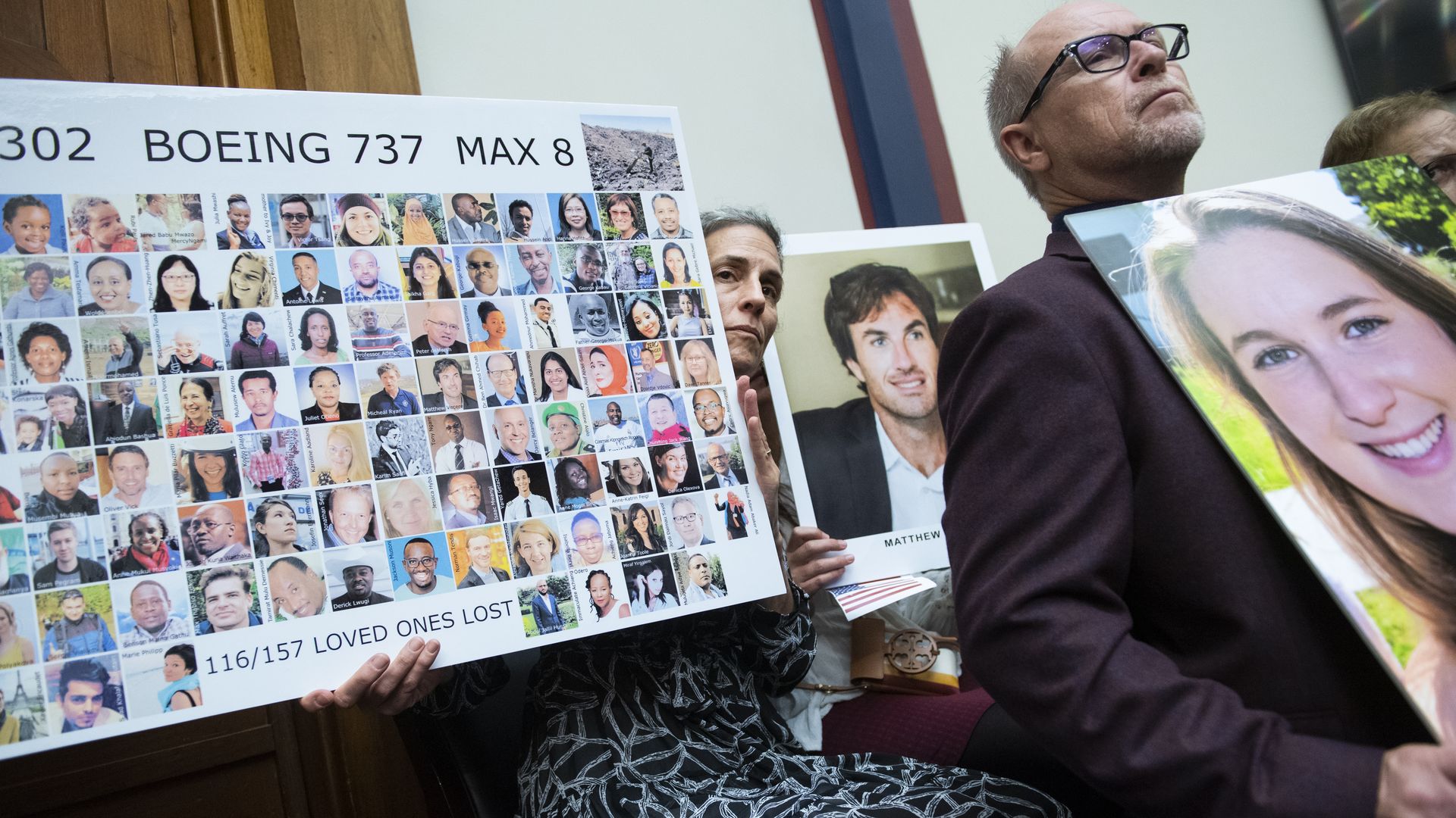 Photos of the Boeing Max 737 crash victims