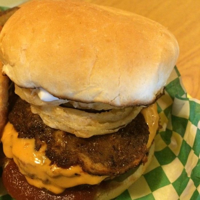 Bean Vegan cowboy burger