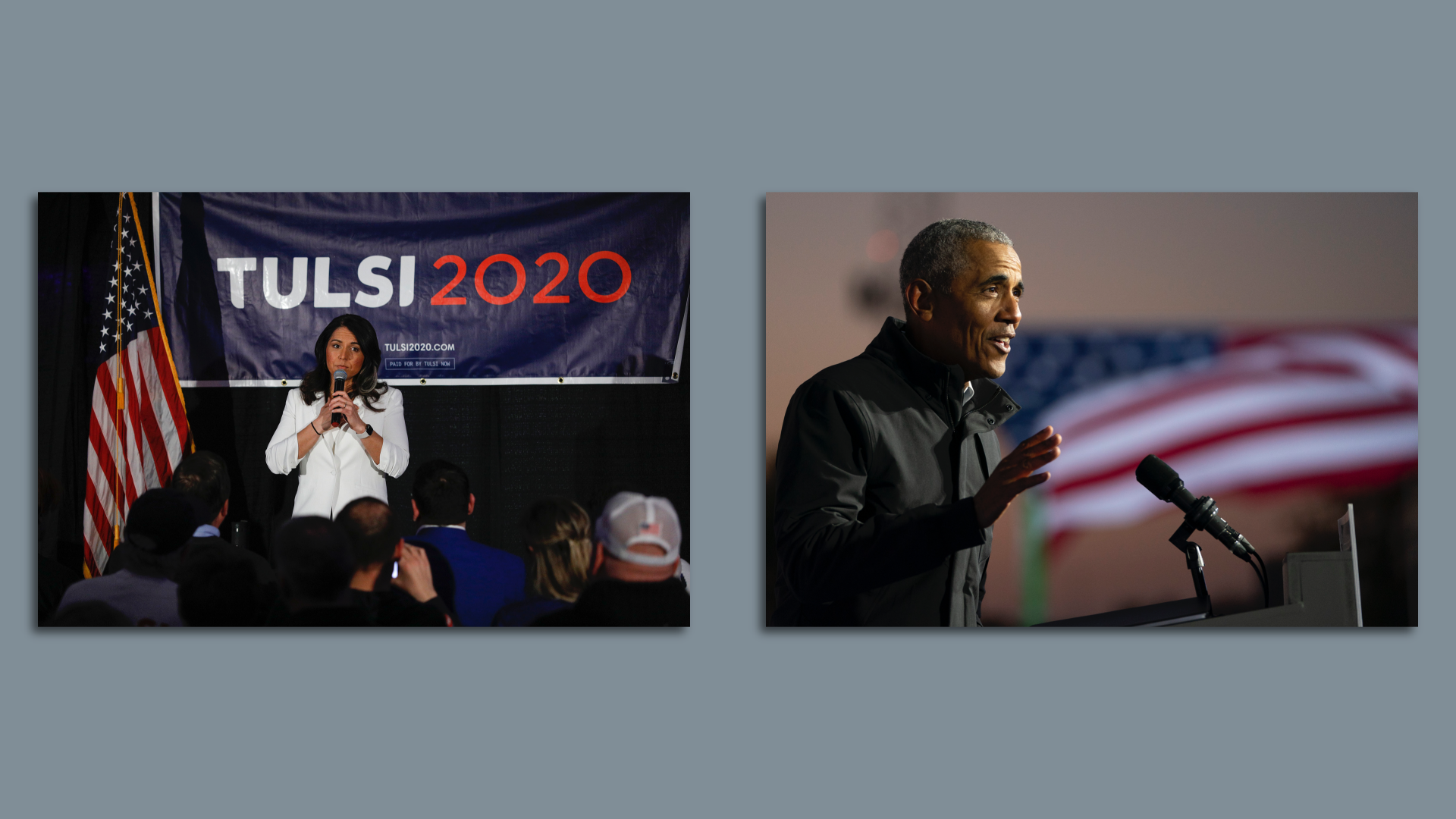 Tusli Gabbard and Barack Obama are coming to Metro Detroit Saturday
