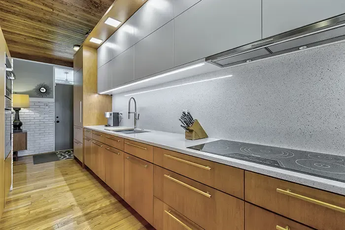 home tour mid century modern on lake wylie cabinetry