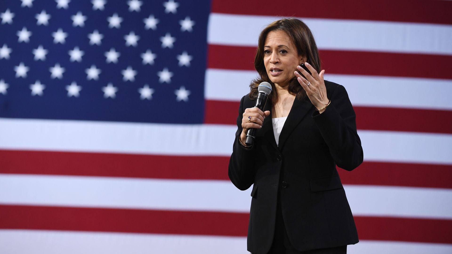 Democratic presidential candidate, Sen. Kamala Harris (D-Calif.)