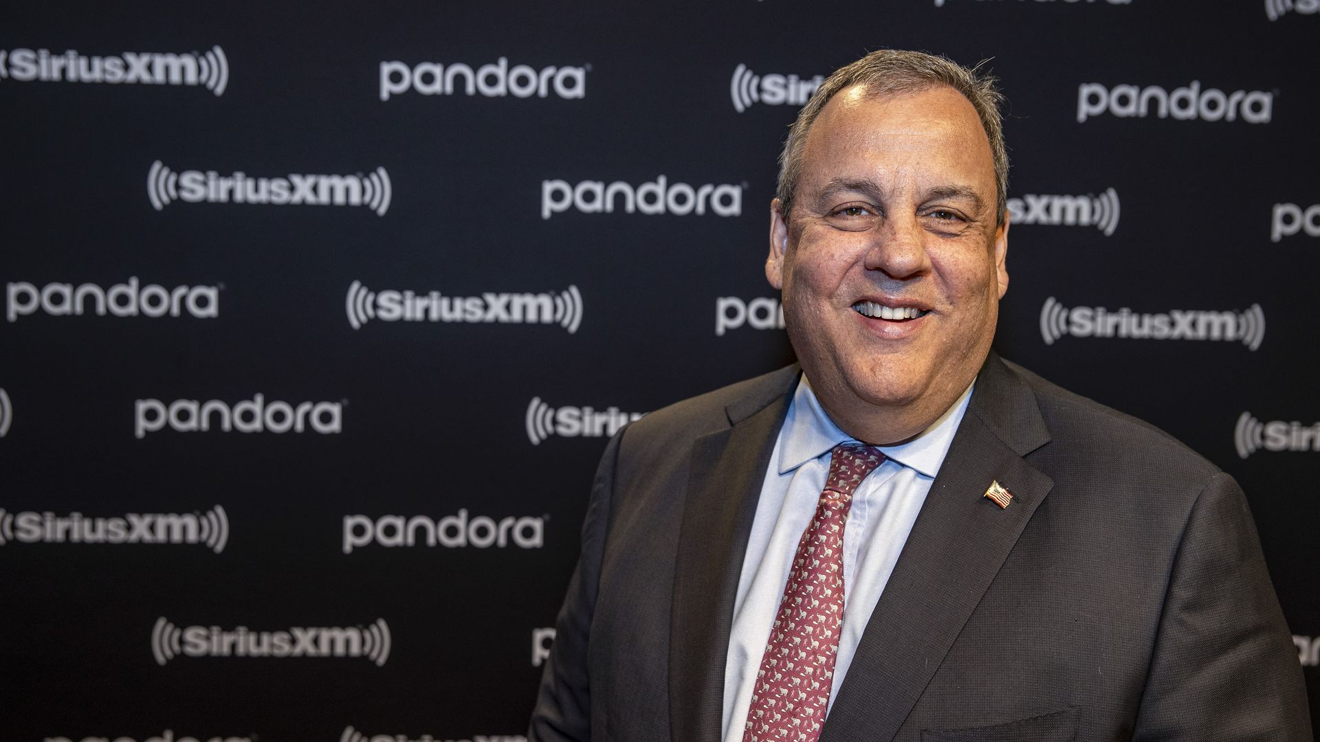 ormer Governor Chris Christie at a town hall on November 22, 2021 in Washington, DC.