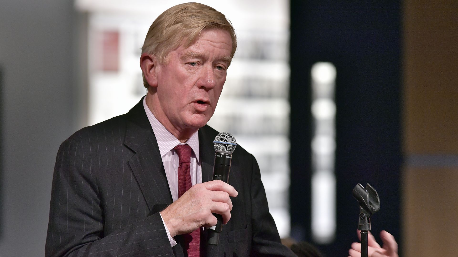 Bill Weld speaks.