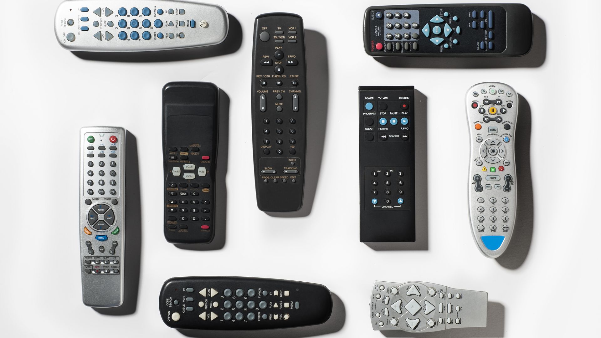 Cable TV remote controls
