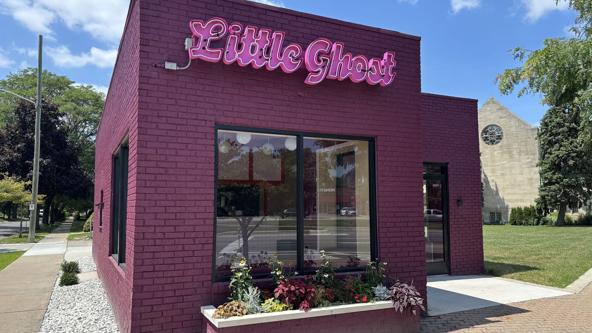 Little Ghost's building on Woodward Avenue.