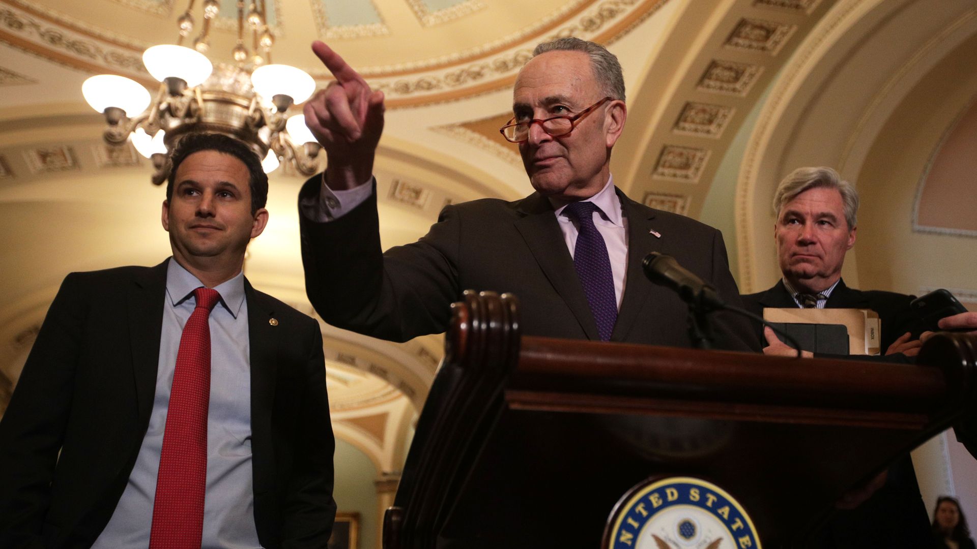 Sens. Schatz, Schumer and Whitehouse