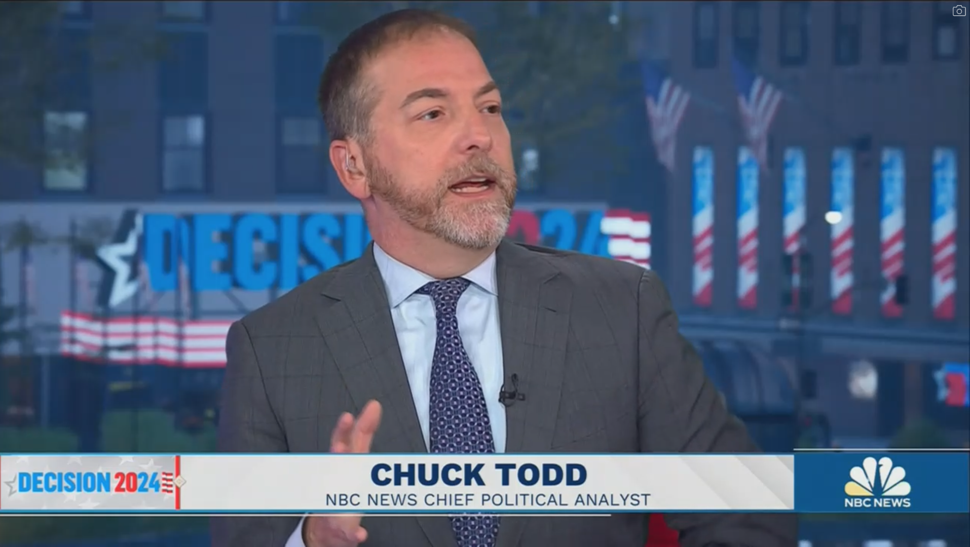 NBC News Chief Political Analyst Chuck Todd speaks on NBC's "Meet the Press" Nov. 3.