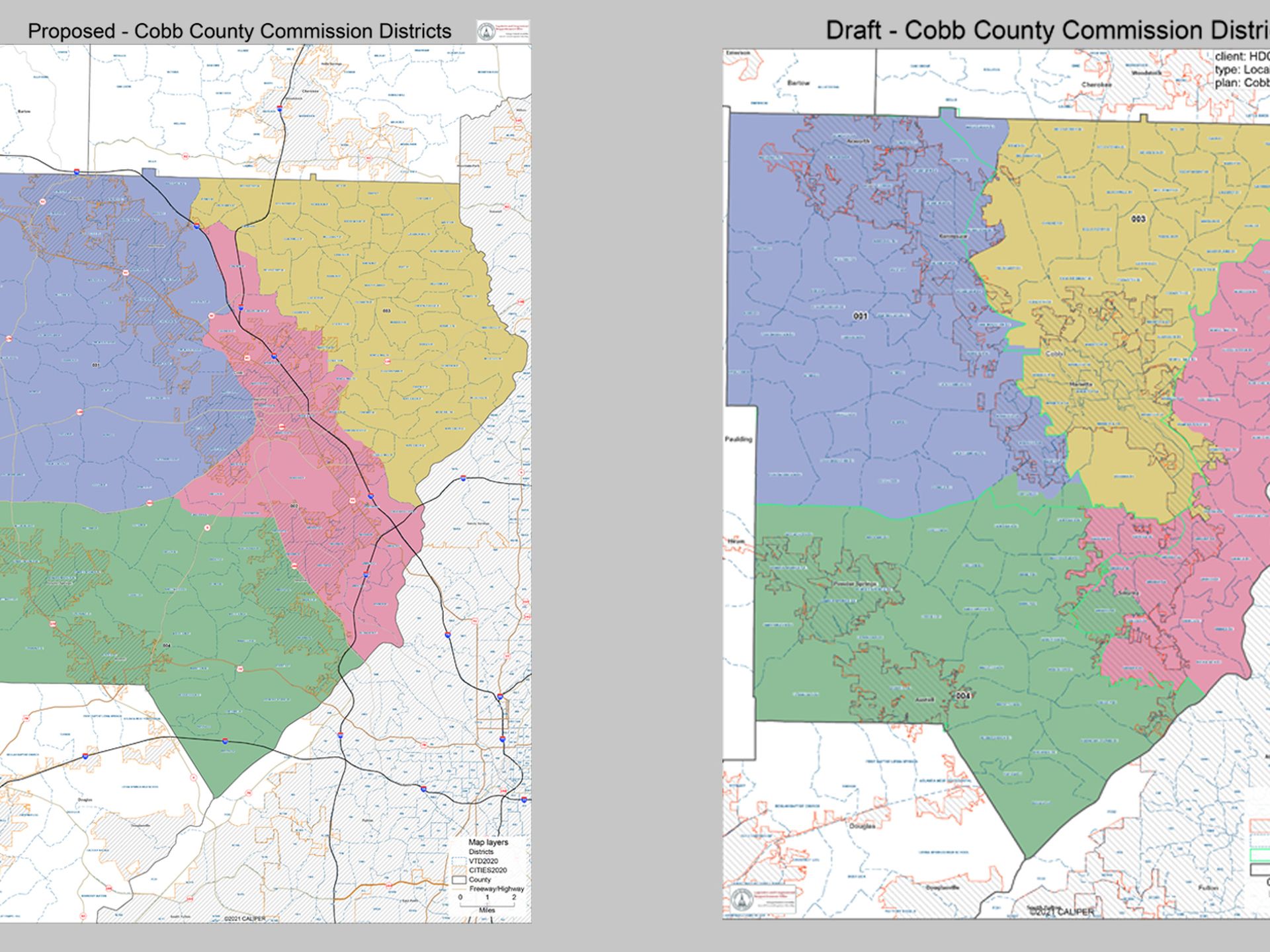 Cobb County could replace maps approved by state lawmakers - Axios Atlanta