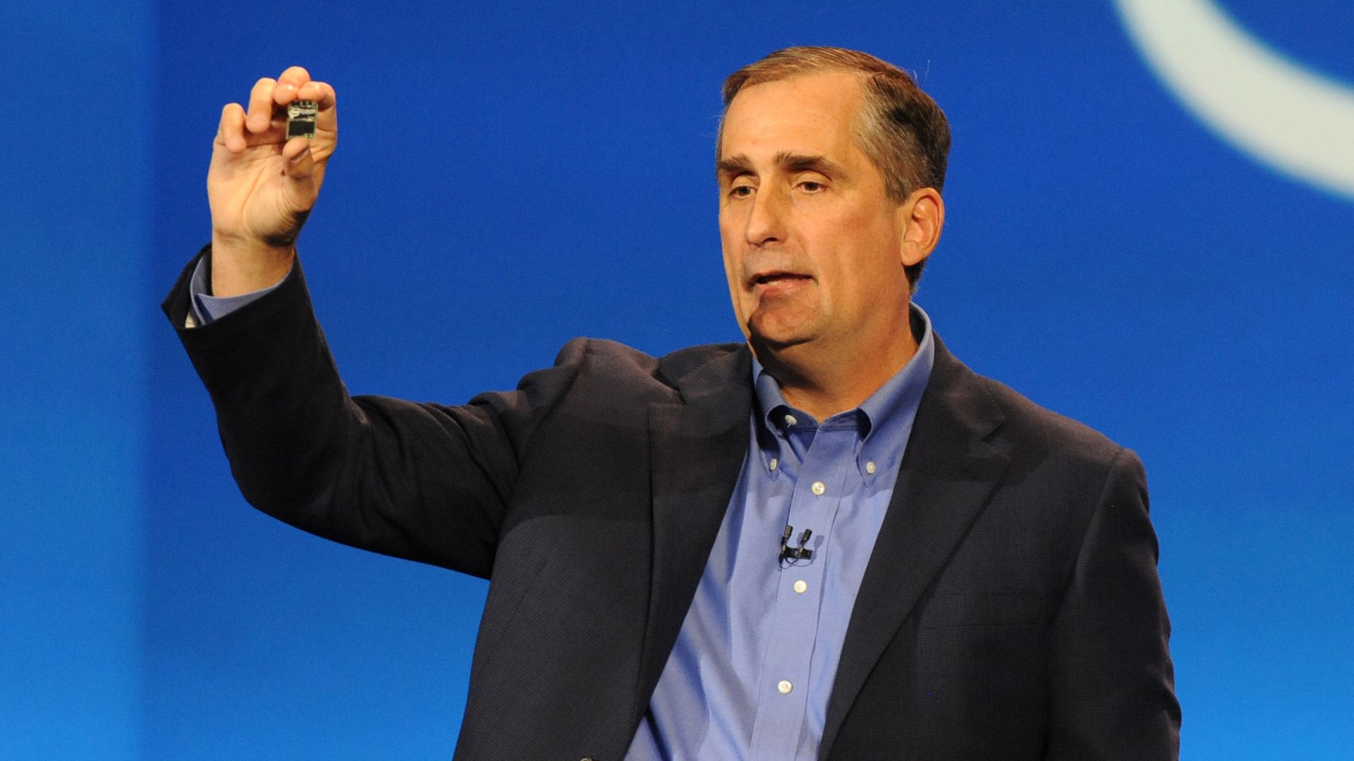 Intel CEO Brian Krzanich, speaking at CES 2014.
