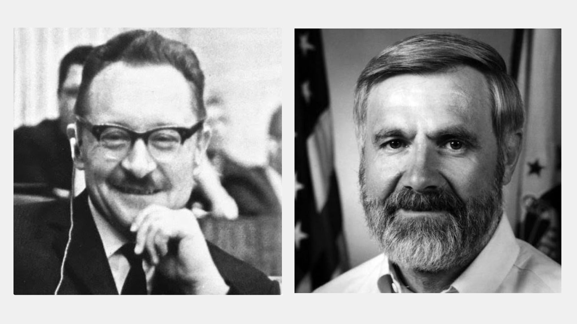 Zhdanov, left, and Foege.