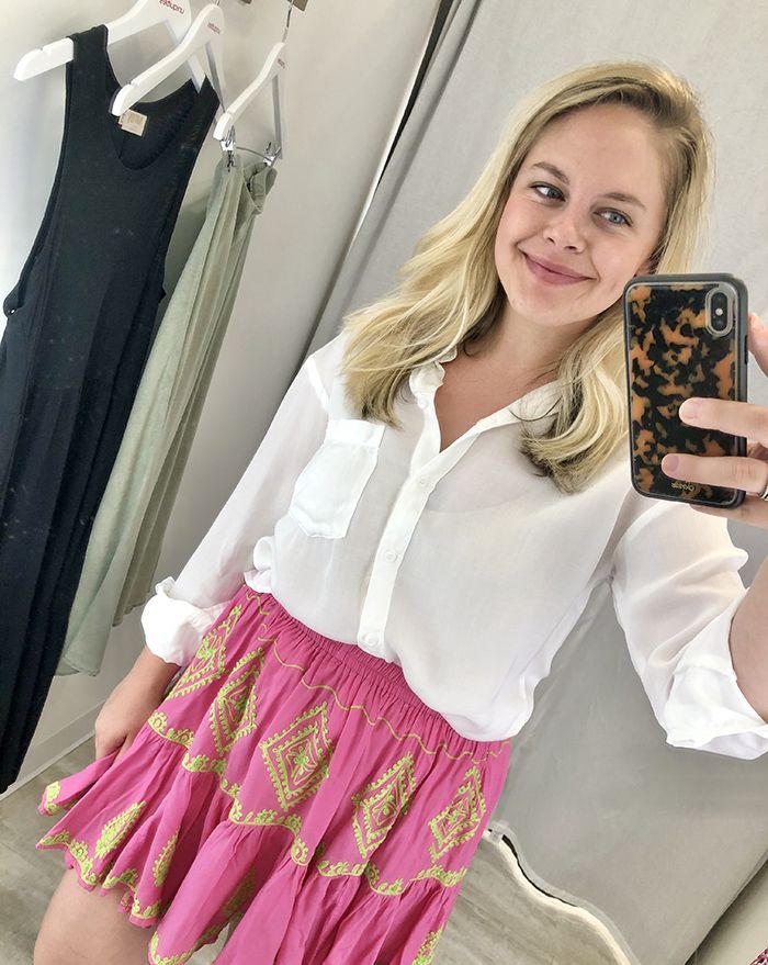 embroidery skirt uniquities