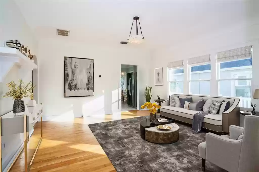 Living room area at 4017 1st Ave N, Saint Petersburg, FL