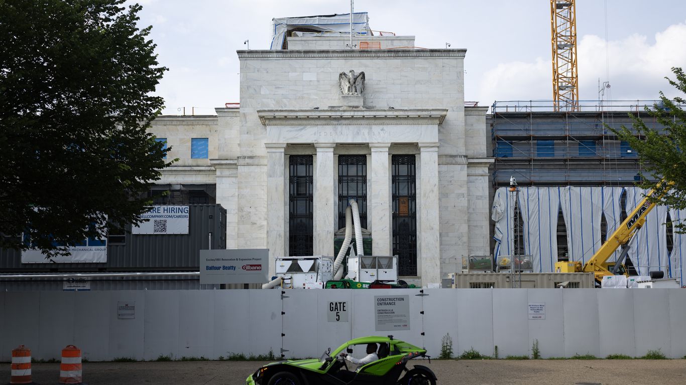 Scoop: Powell asks Fed's IG to review renovation costs amid Trump pressure - Axios image