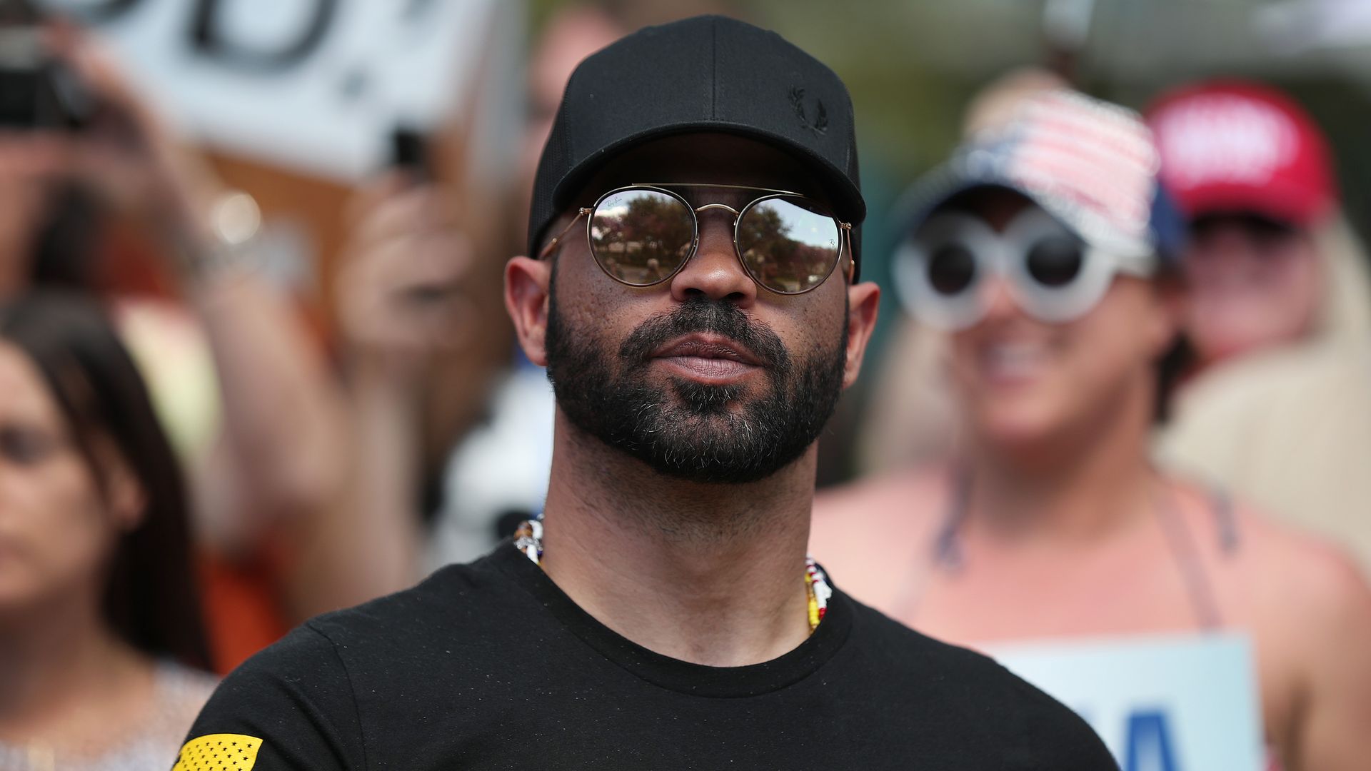 Enrique Tarrio, leader of the Proud Boys, in Orlando, Florida, in February 2021.
