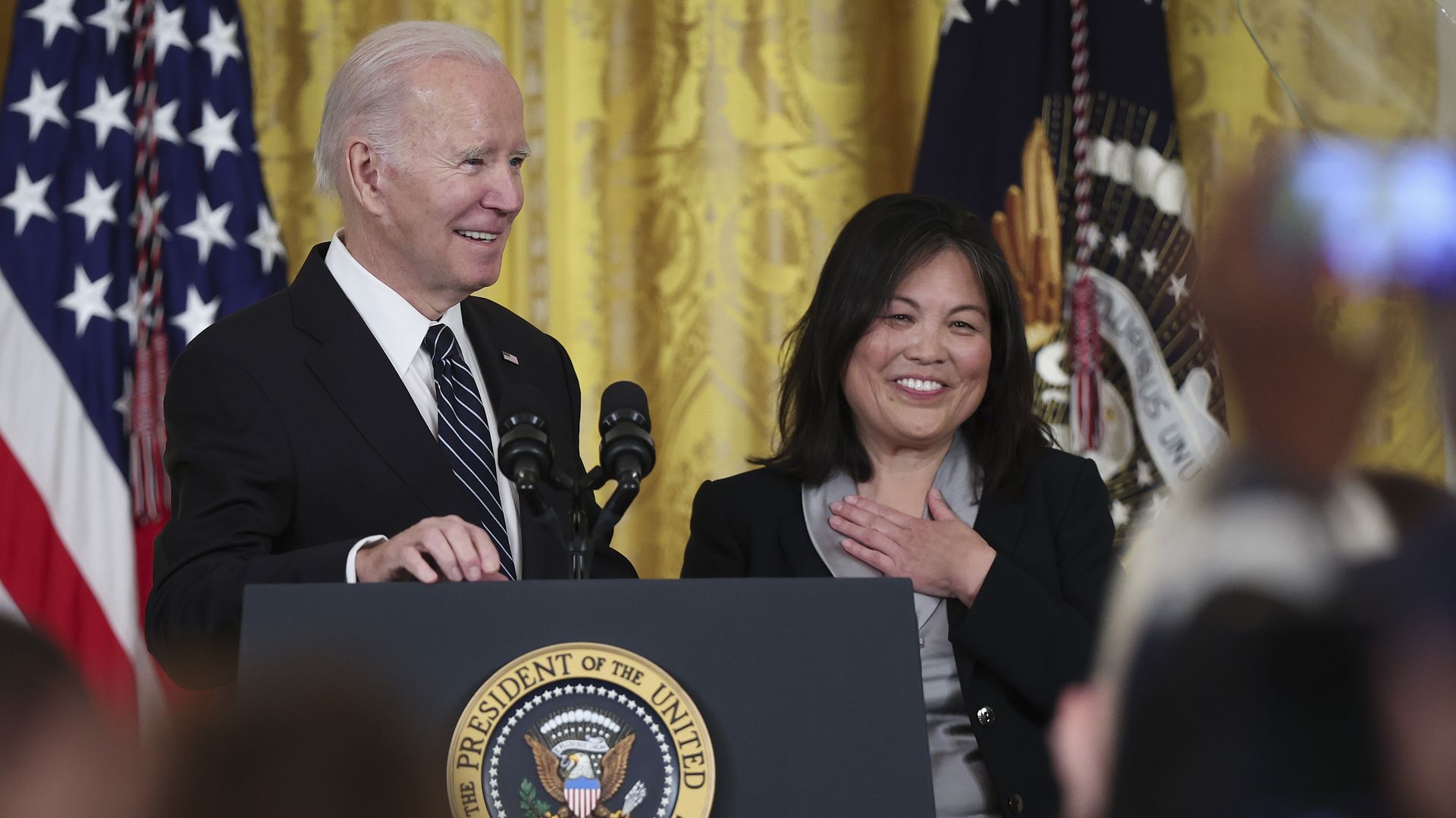 Biden and Julie Su