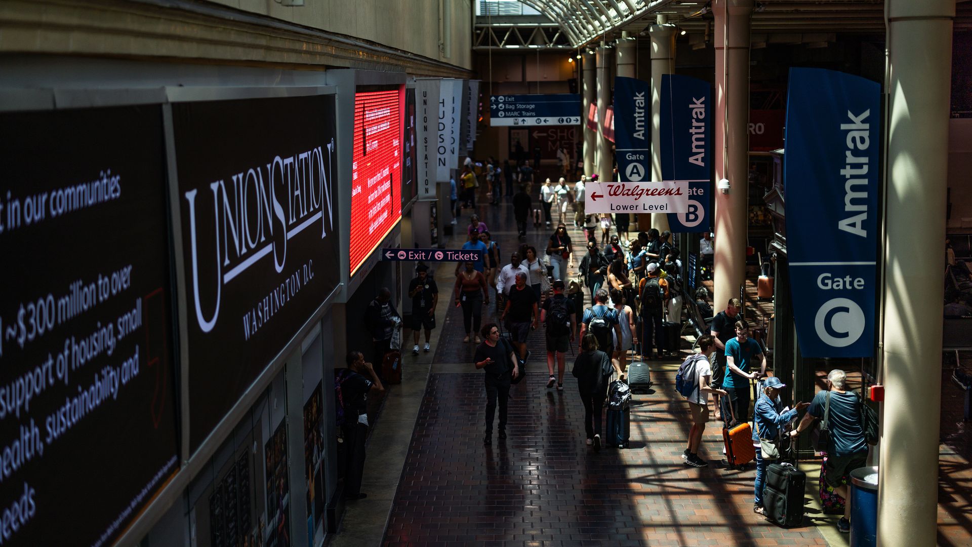 Union Station's hallway