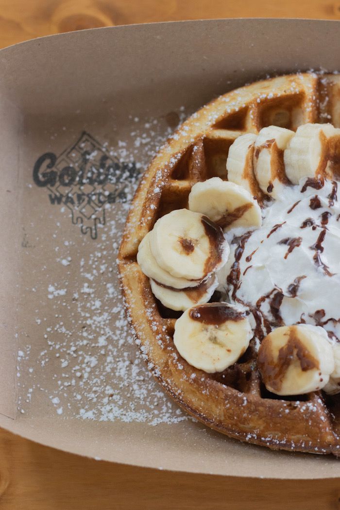 Golden Cow Creamery waffles