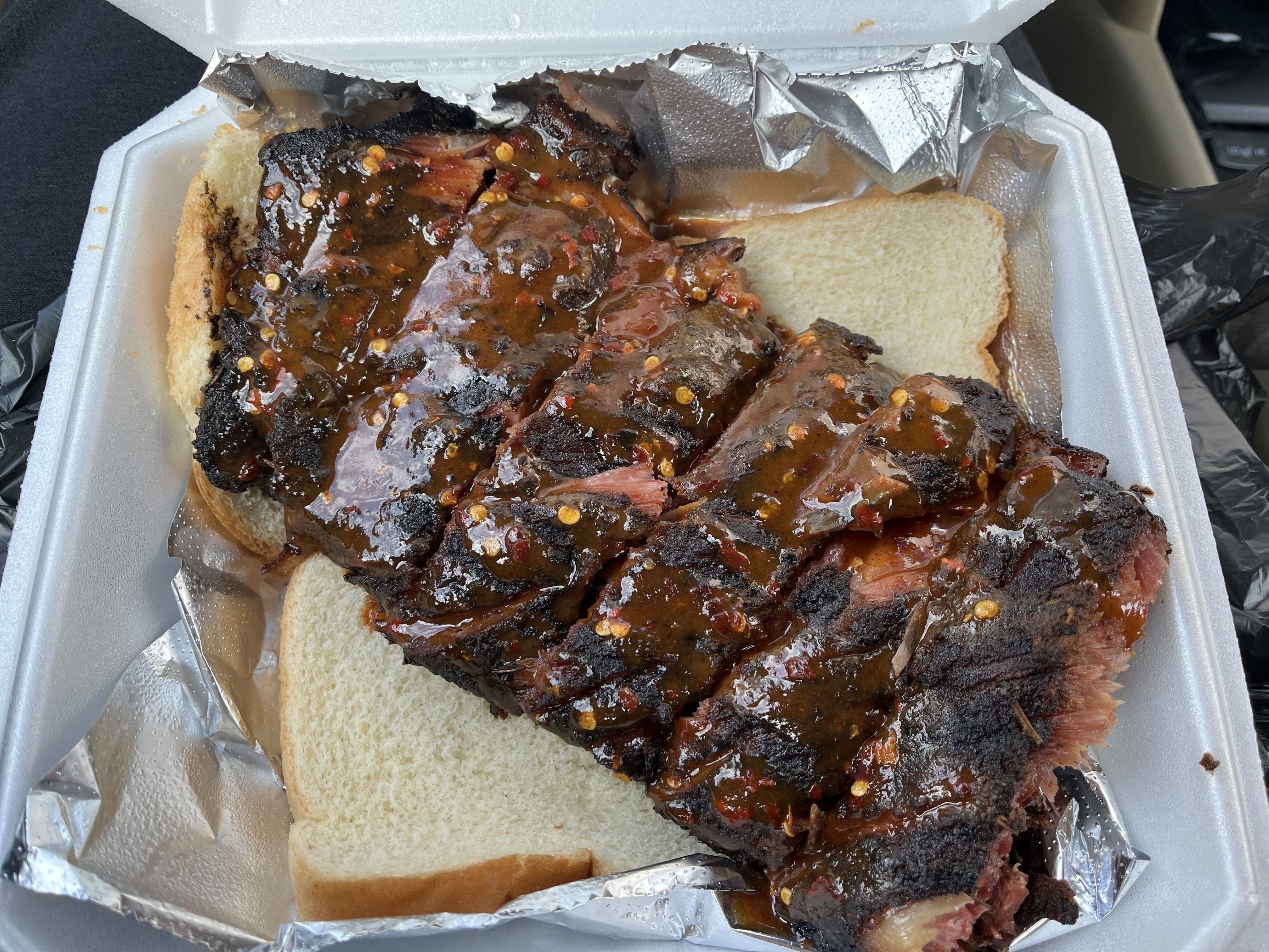 Ribs from Backdraft BBQ 17.