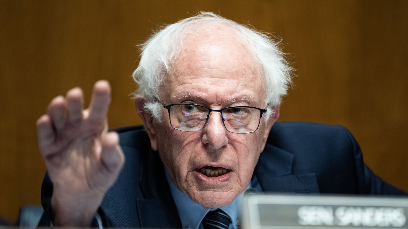 Bernie Sanders unveils AI "tax" plan