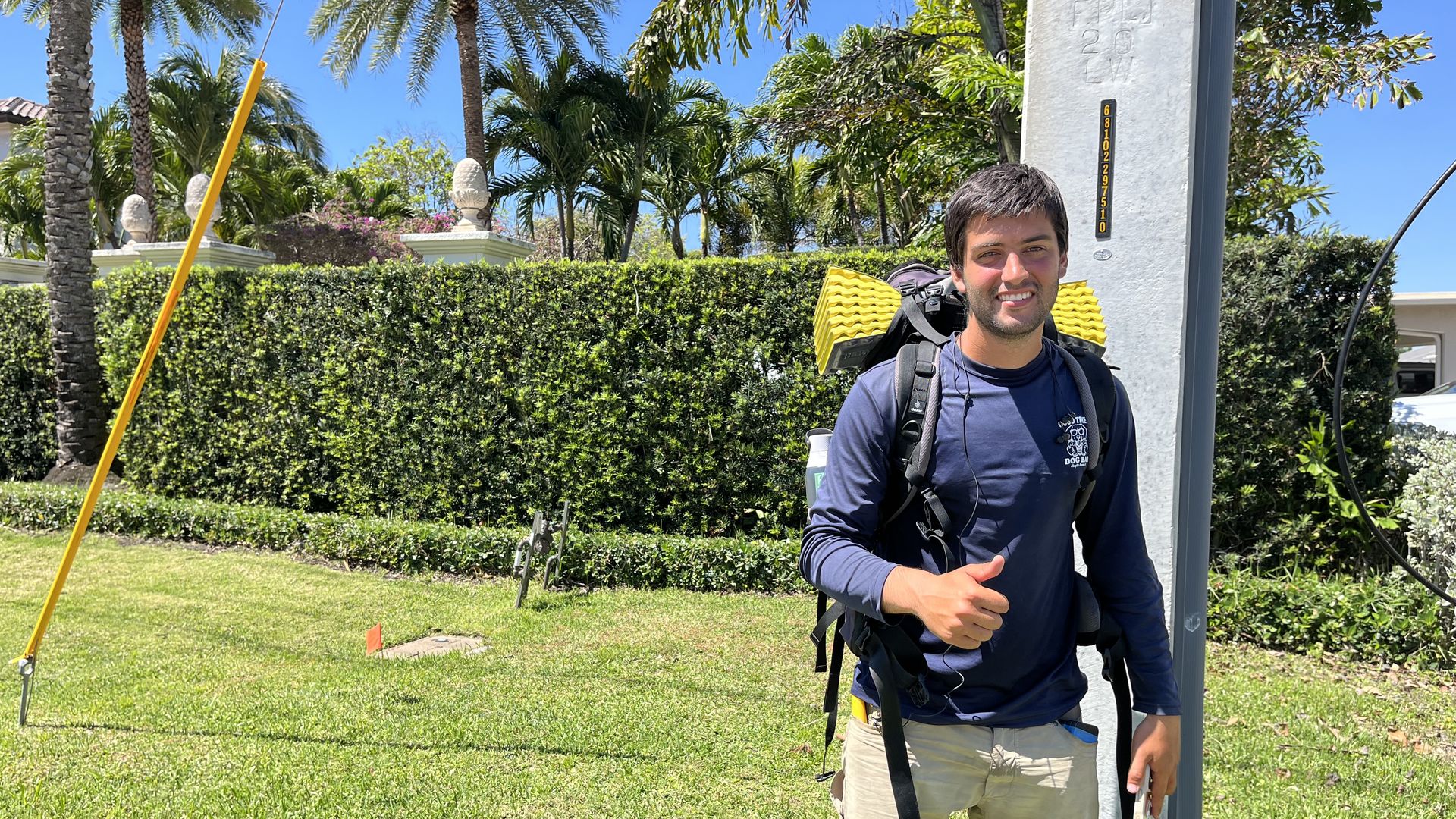 Jack Kadis, the 22-year-old influencer trying to walk an outline of the U.S.