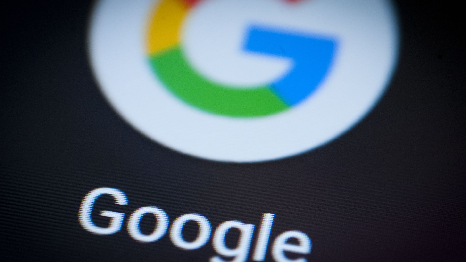 The Google search app.
