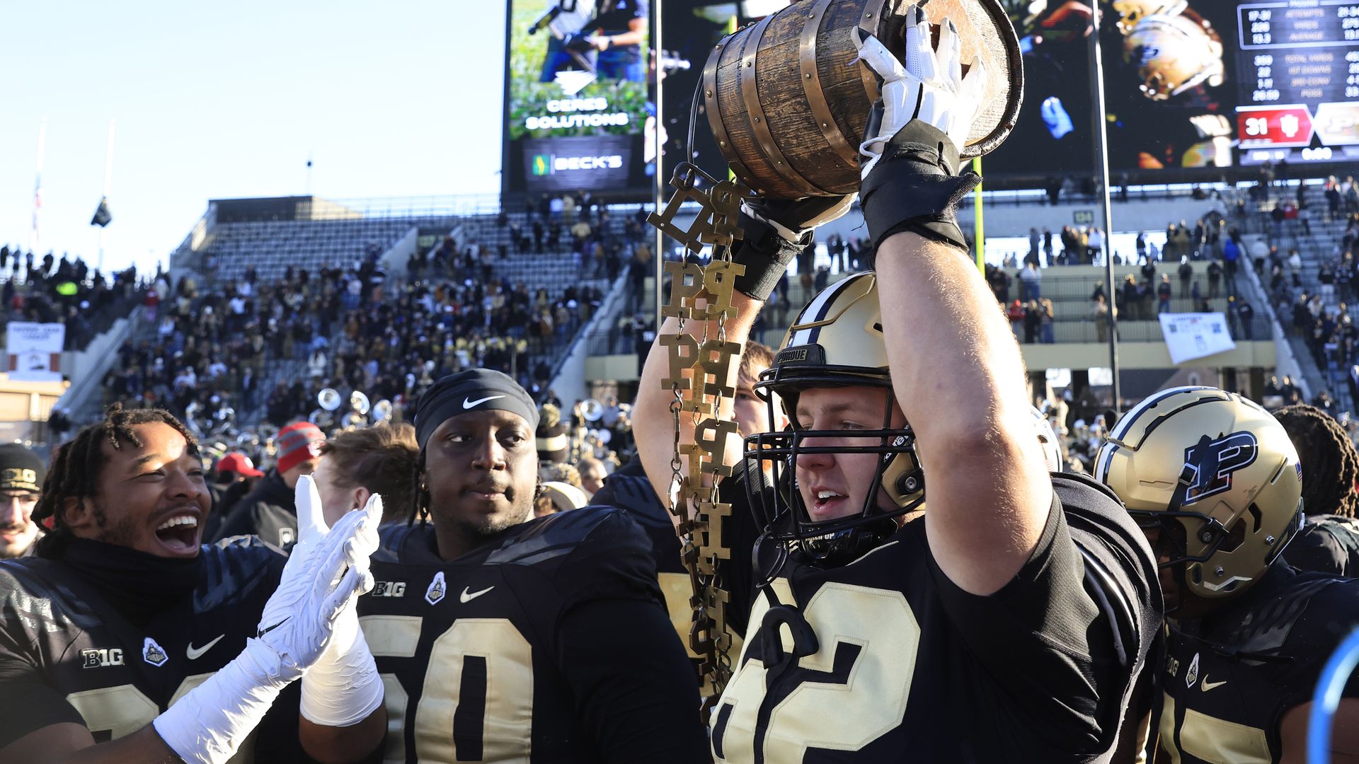 Purdue wins Old Oaken Bucket