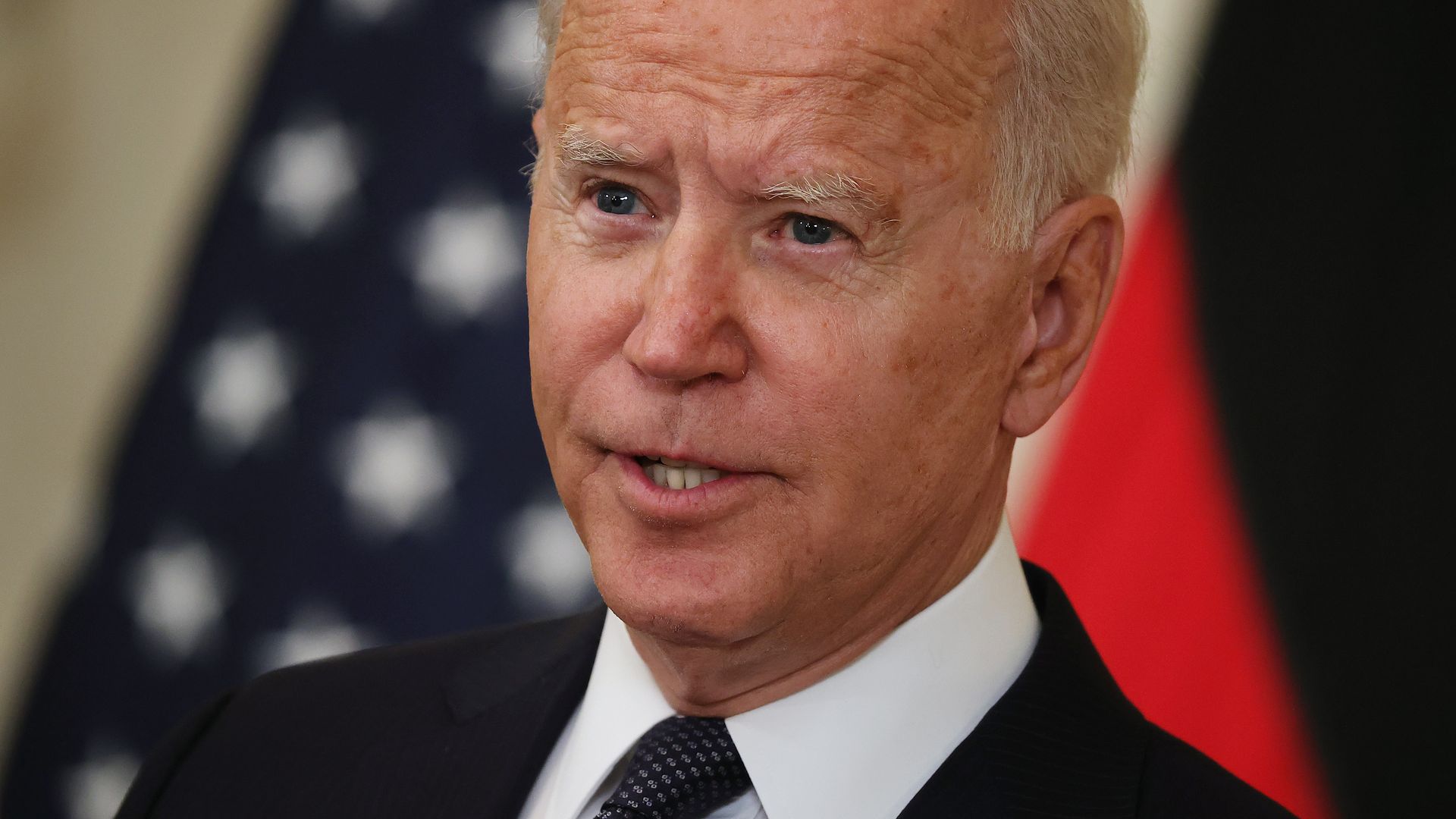 President Biden during a news conference in the White House on July 15.