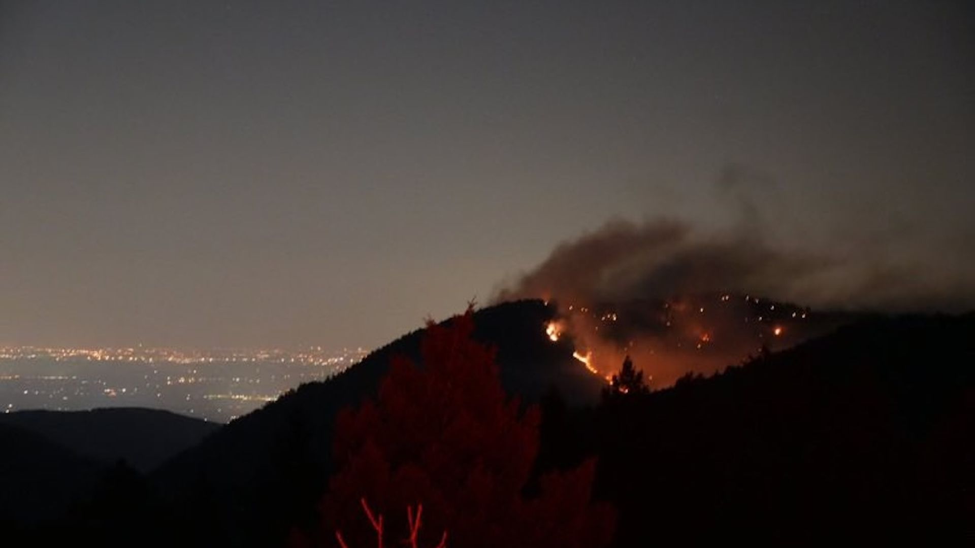 The Quarry fire in Jefferson County on Aug. 1. Photo courtesy of the Jefferson County Sheriff's Office