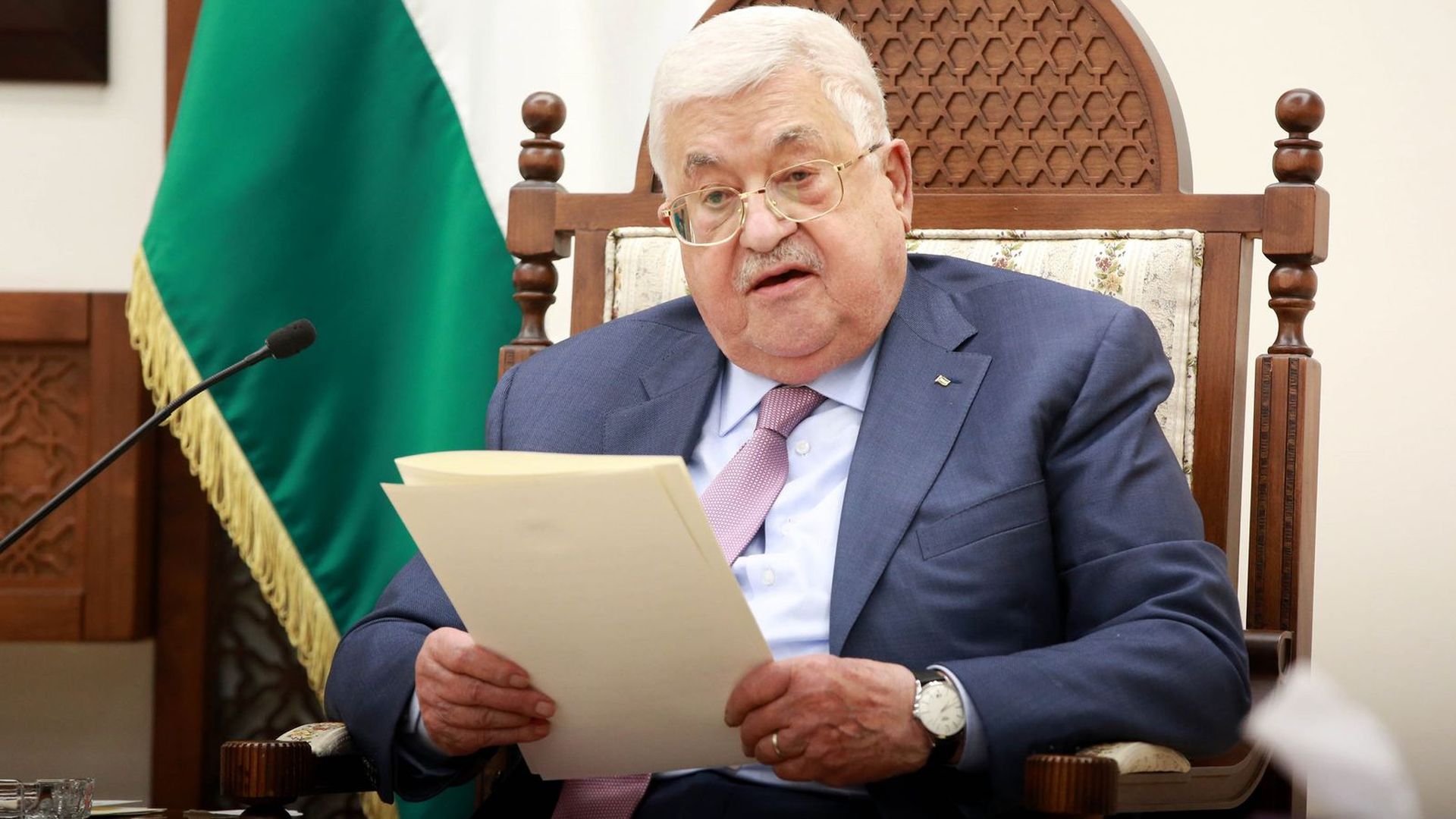 Palestinian President Mahmoud Abbas. Photo: Issam Rimawi/Anadolu Agency via Getty Images
