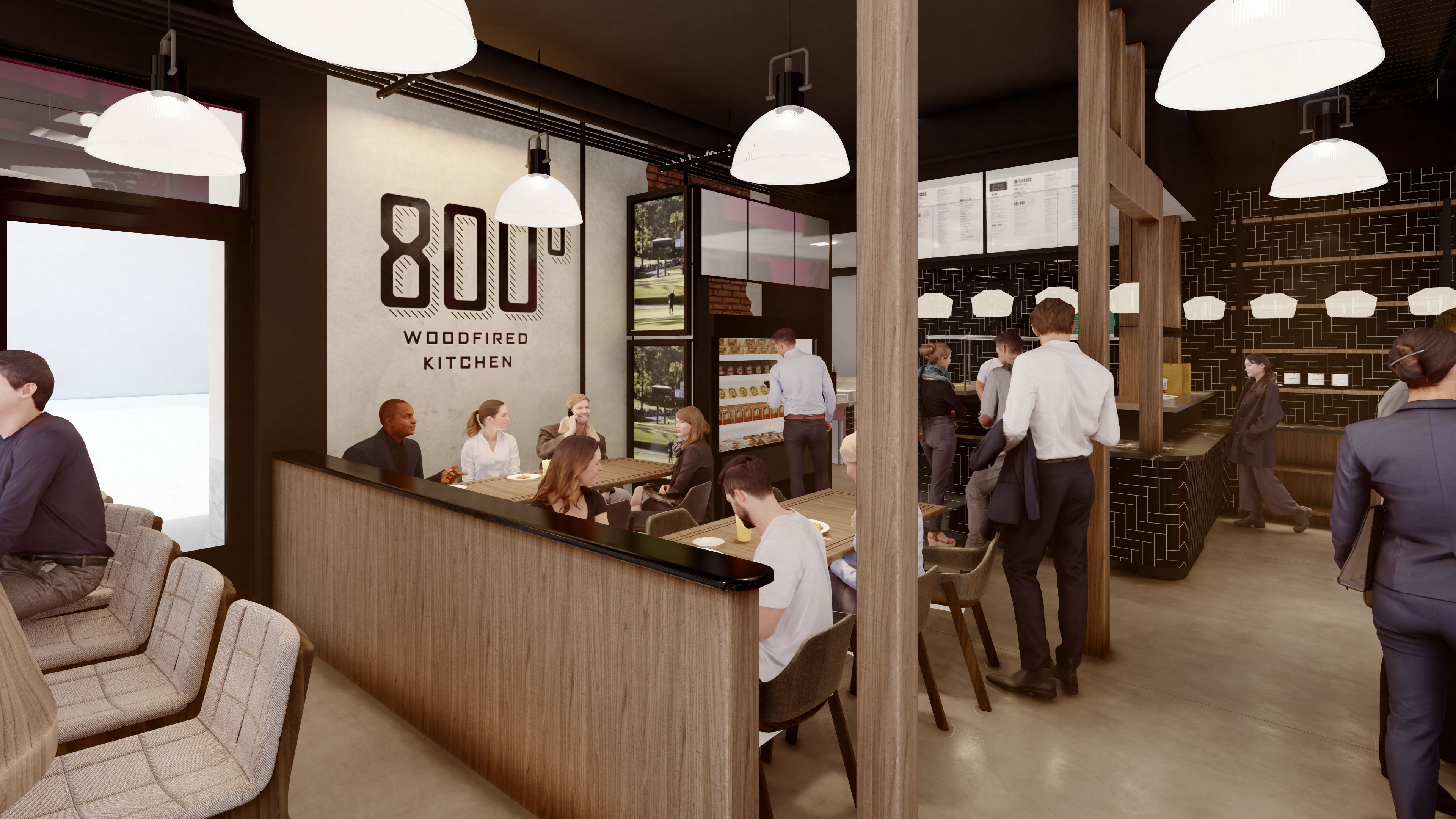 800° at The Alley.  Rendering: Courtesy of Southwick Architecture + Interiors