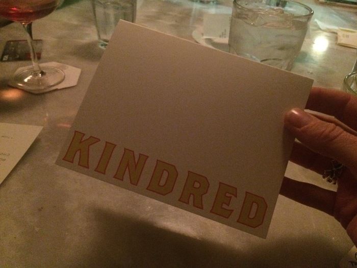 kindred thank you card