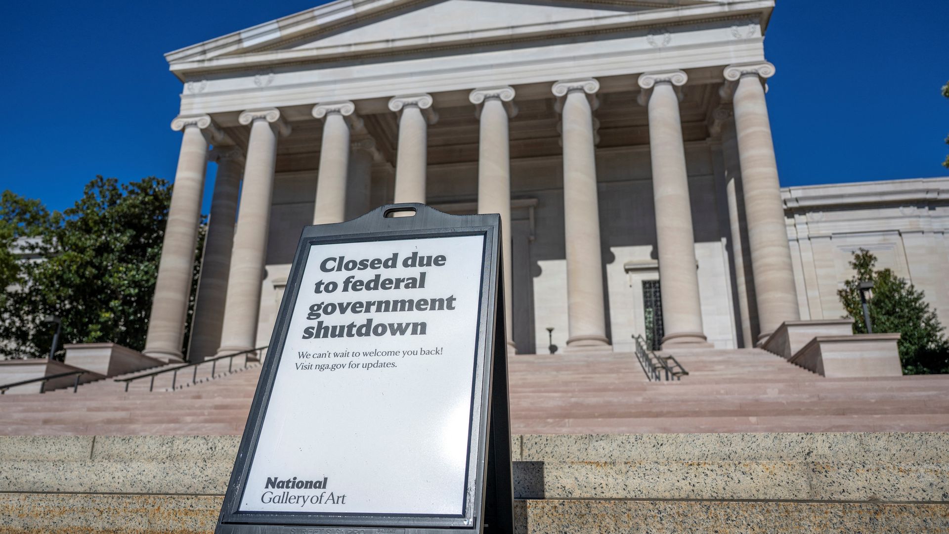 National Art Gallery in Washington, DC closed earlier this month.